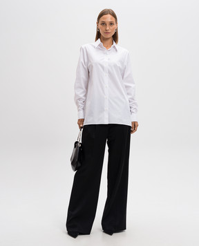 Givenchy White shirt with a slit BW61BE15JT