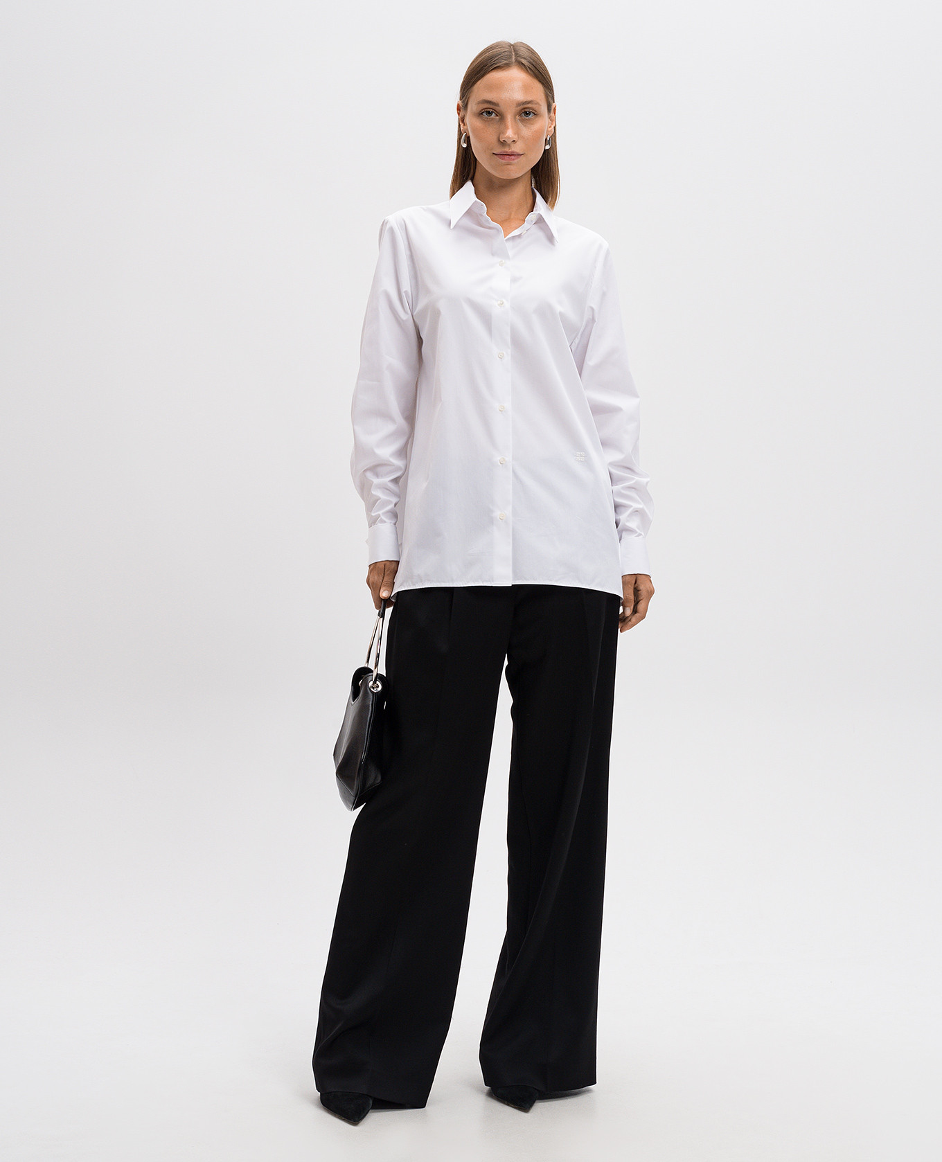 White shirt with a slit Givenchy 2