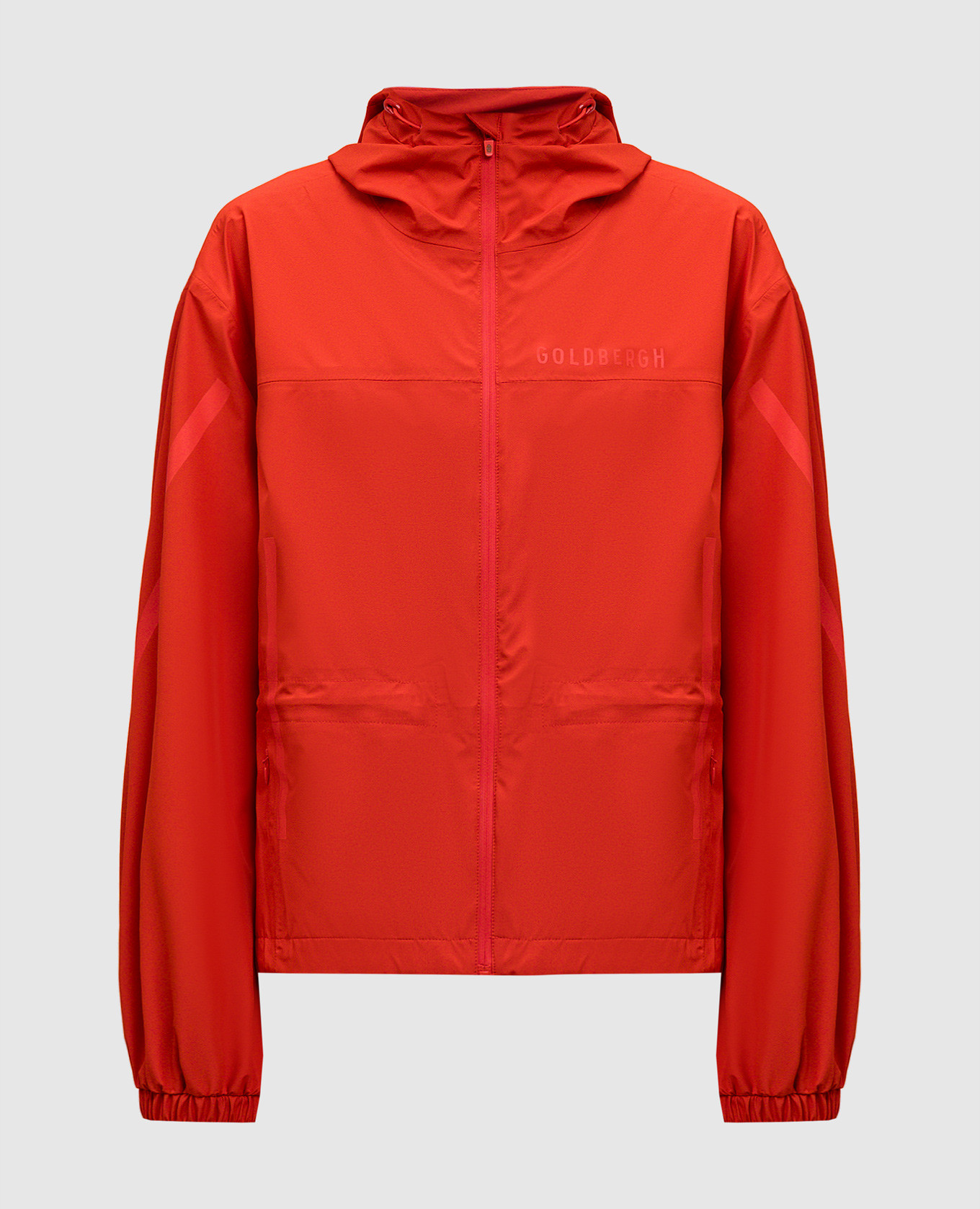

Red sports jacket with logo print Goldbergh