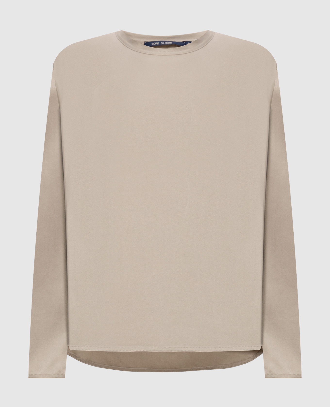 

Beige BACH silk blouse Sofie D`Hoore