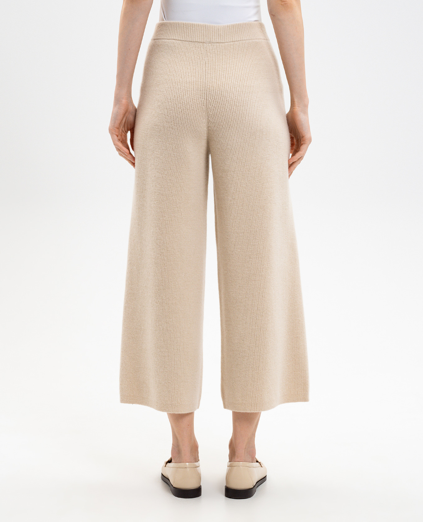 Beige wool culottes JOSEPH 4