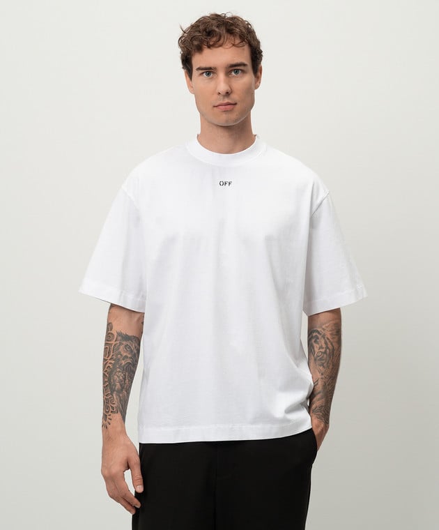 Off-White OMAA038F22JER008 ALIEN ARROW OVER T-shirt Tシャツ Off White Alien Arrow Over Short Sleeve Tee in Black Green
