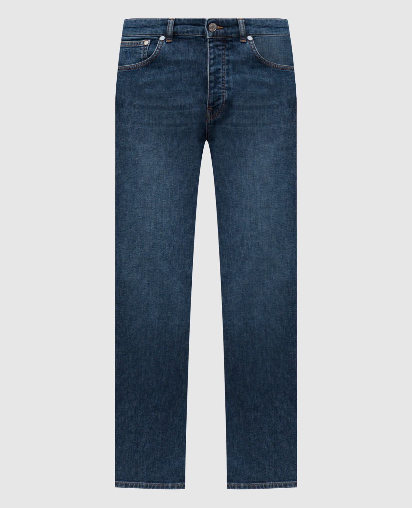 Blue jeans with a worn effect Trussardi