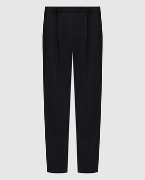 Agnona Gray pants with wool T709U3YUW008