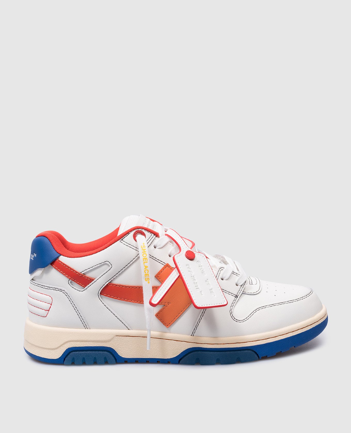 

Out Of Office white leather sneakers Off-White, Белый