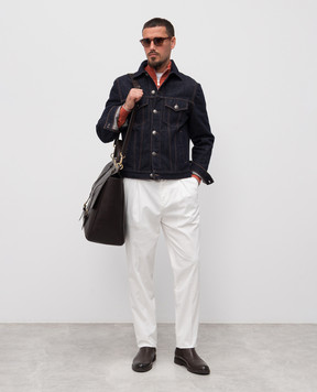 Brunello Cucinelli Blue denim jacket M233P6909