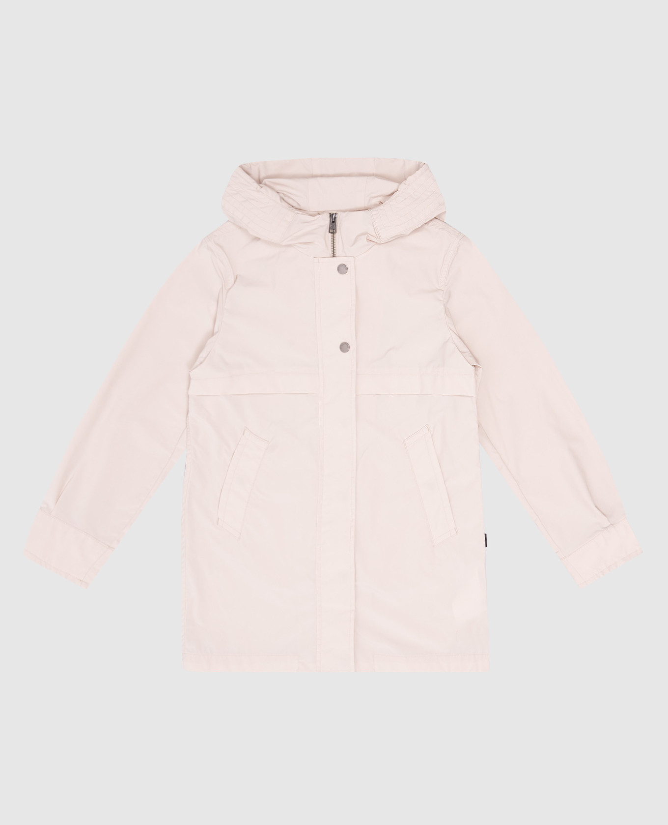 Children's beige raincoat in urban touch style woolrich