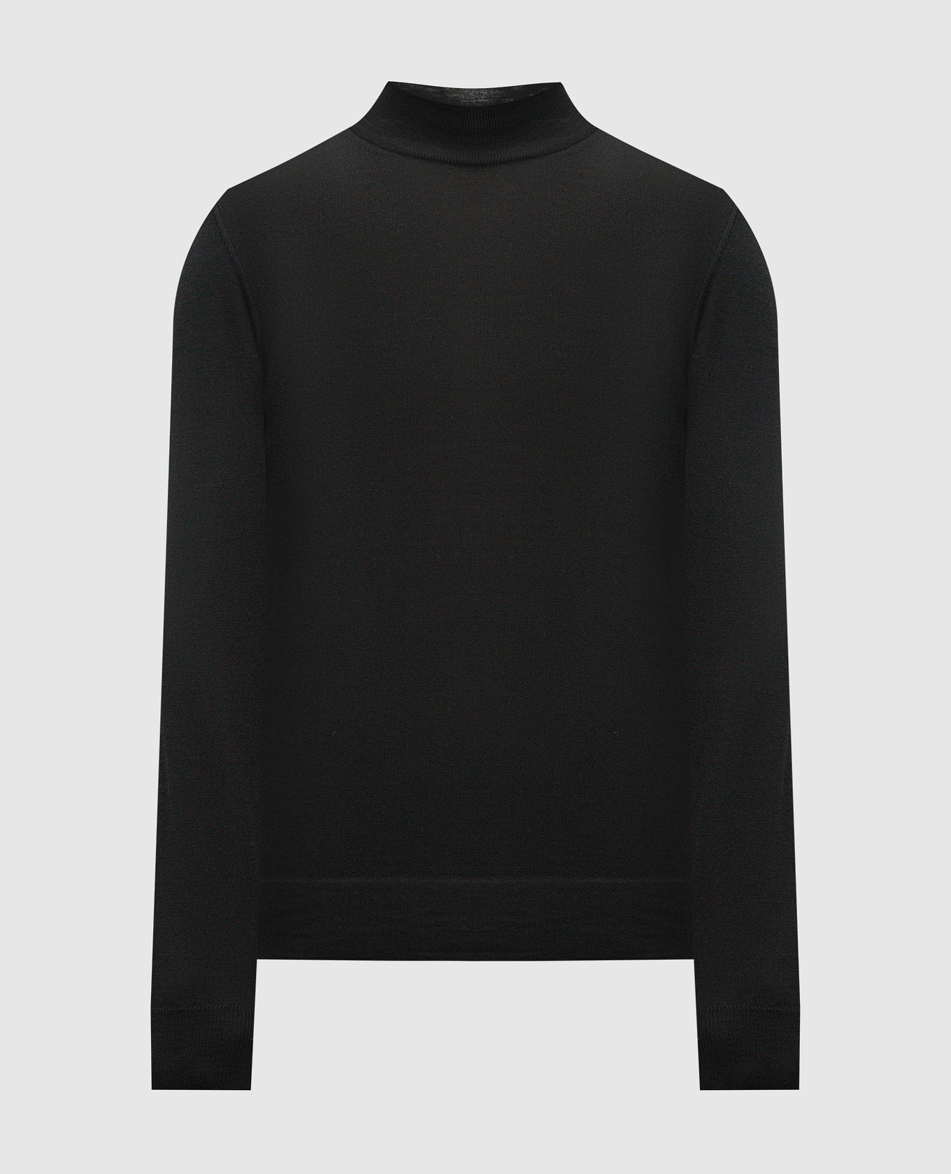 

Black merino wool jumper Canali