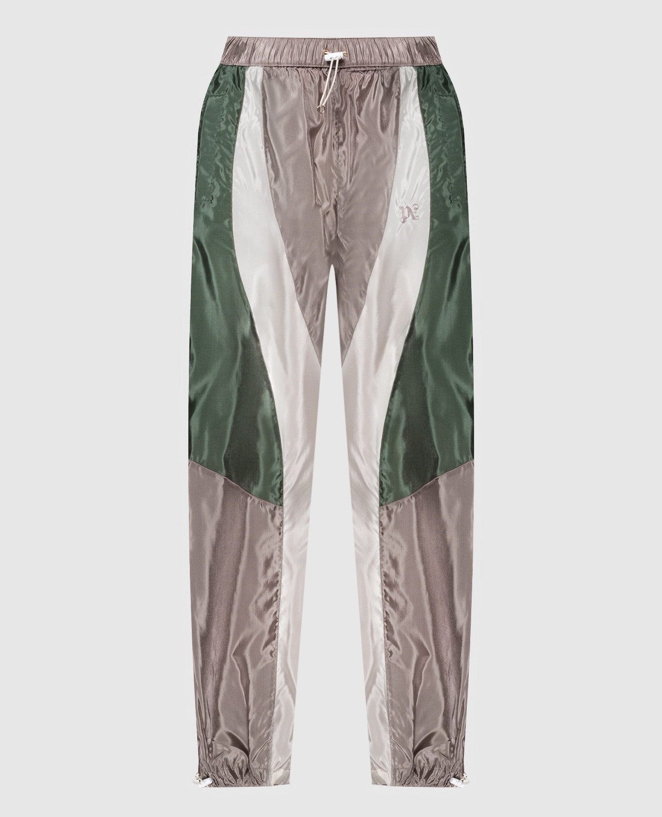 

Joggers with monogram logo embroidery Palm Angels, Разноцветный