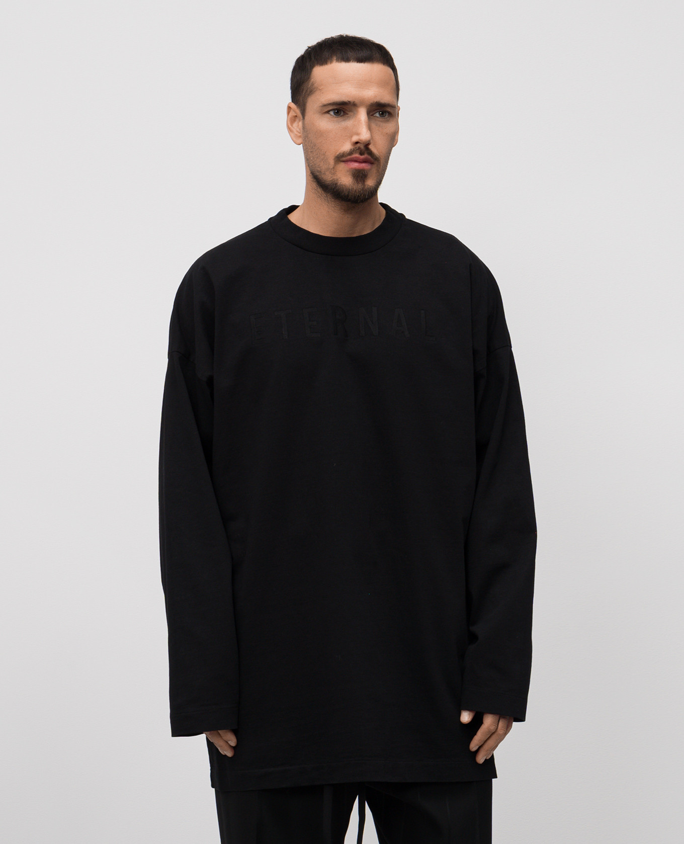 

Black long sleeve with embroidery Fear of God