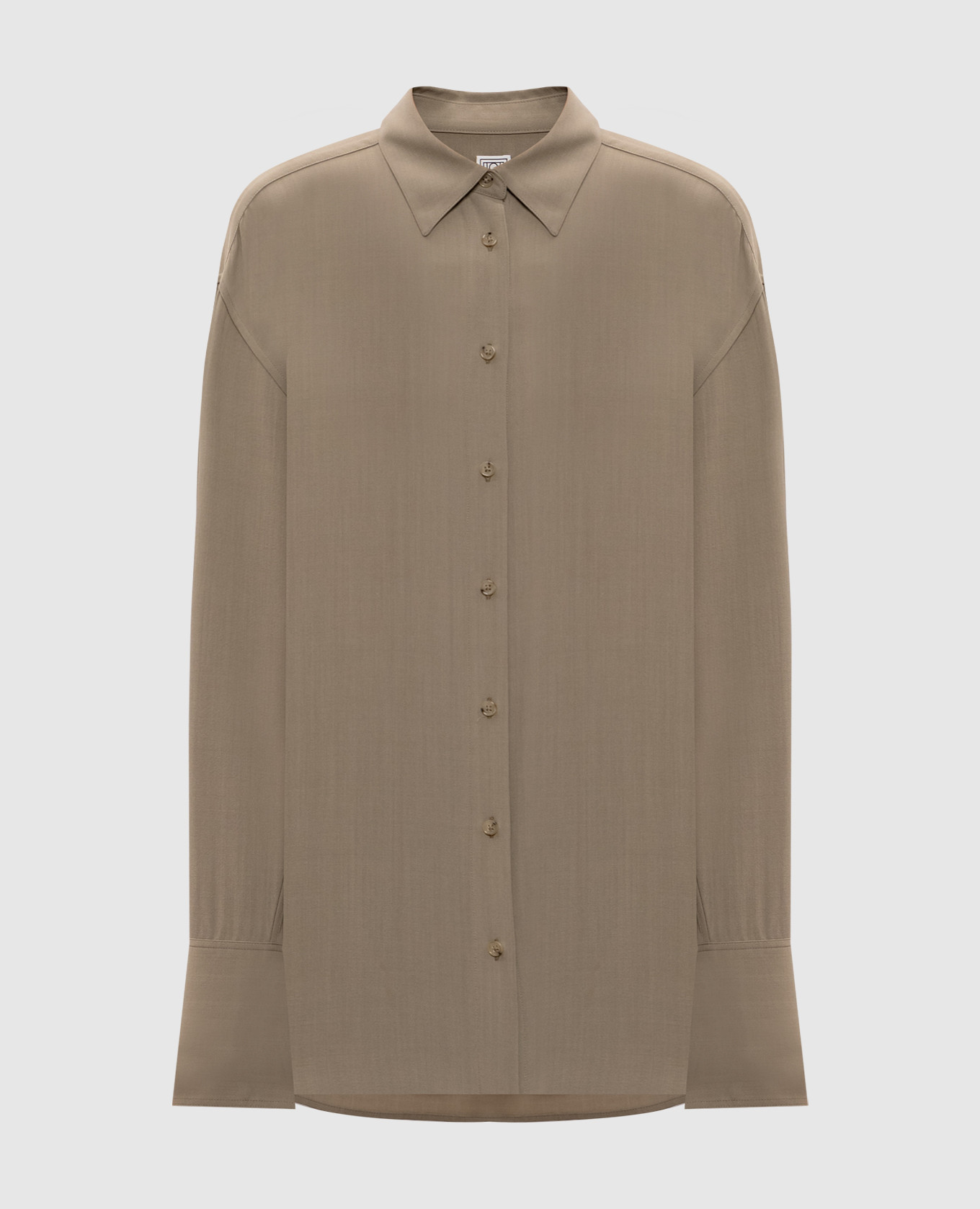 Khaki shirt with wool Toteme