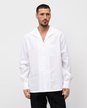 Dolce&Gabbana White linen shirt G5MW6TFU4JB