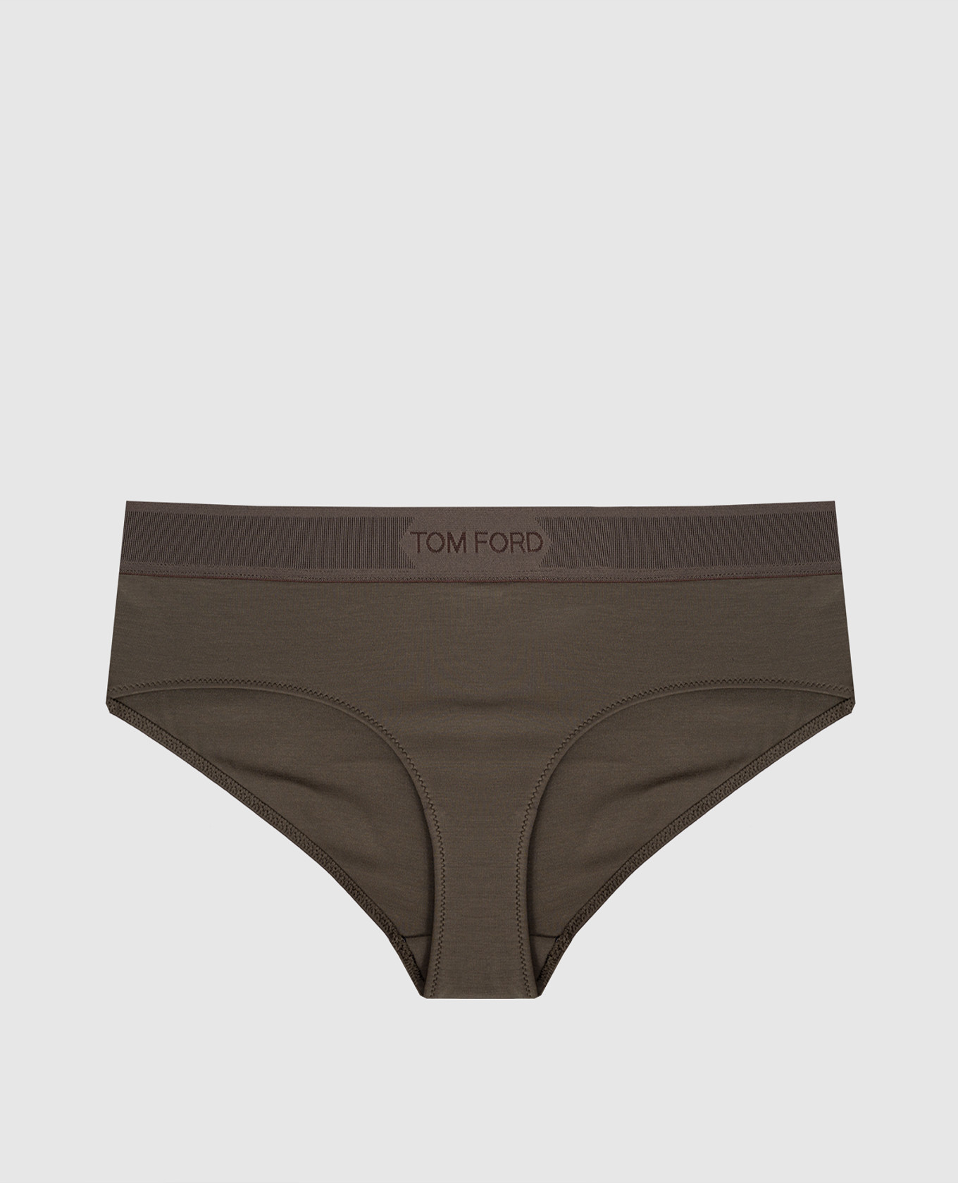 Khaki logo briefs Tom Ford