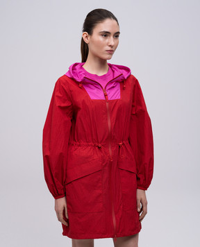 Mackage Red ALYSTER windbreaker with logo ALYSTER