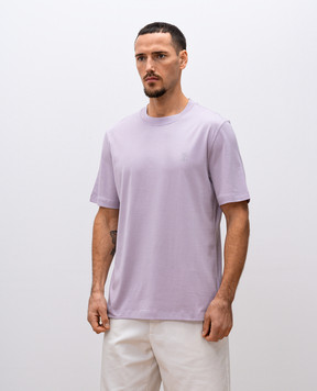 Brunello Cucinelli Purple T-shirt with logo emblem M0B138440