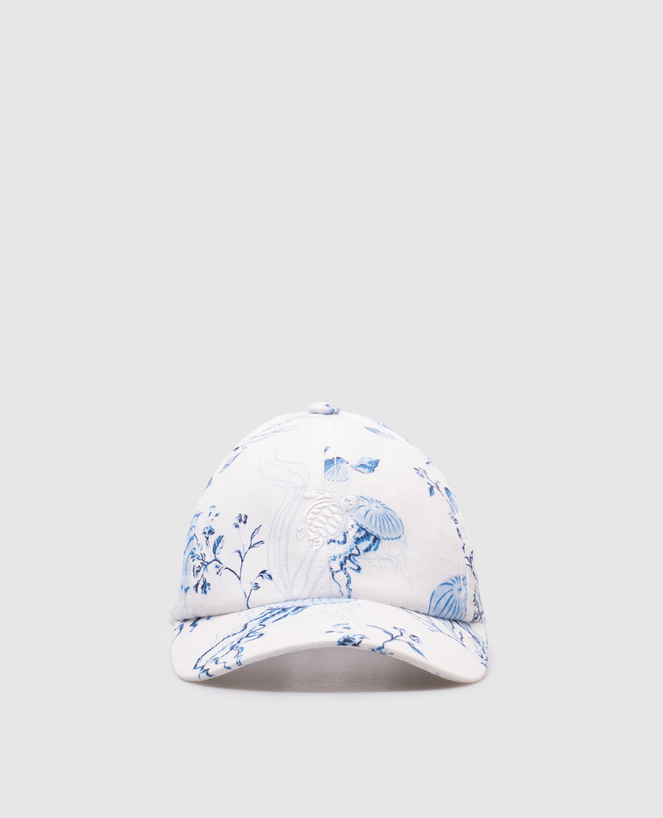 

White printed linen cap Vilebrequin