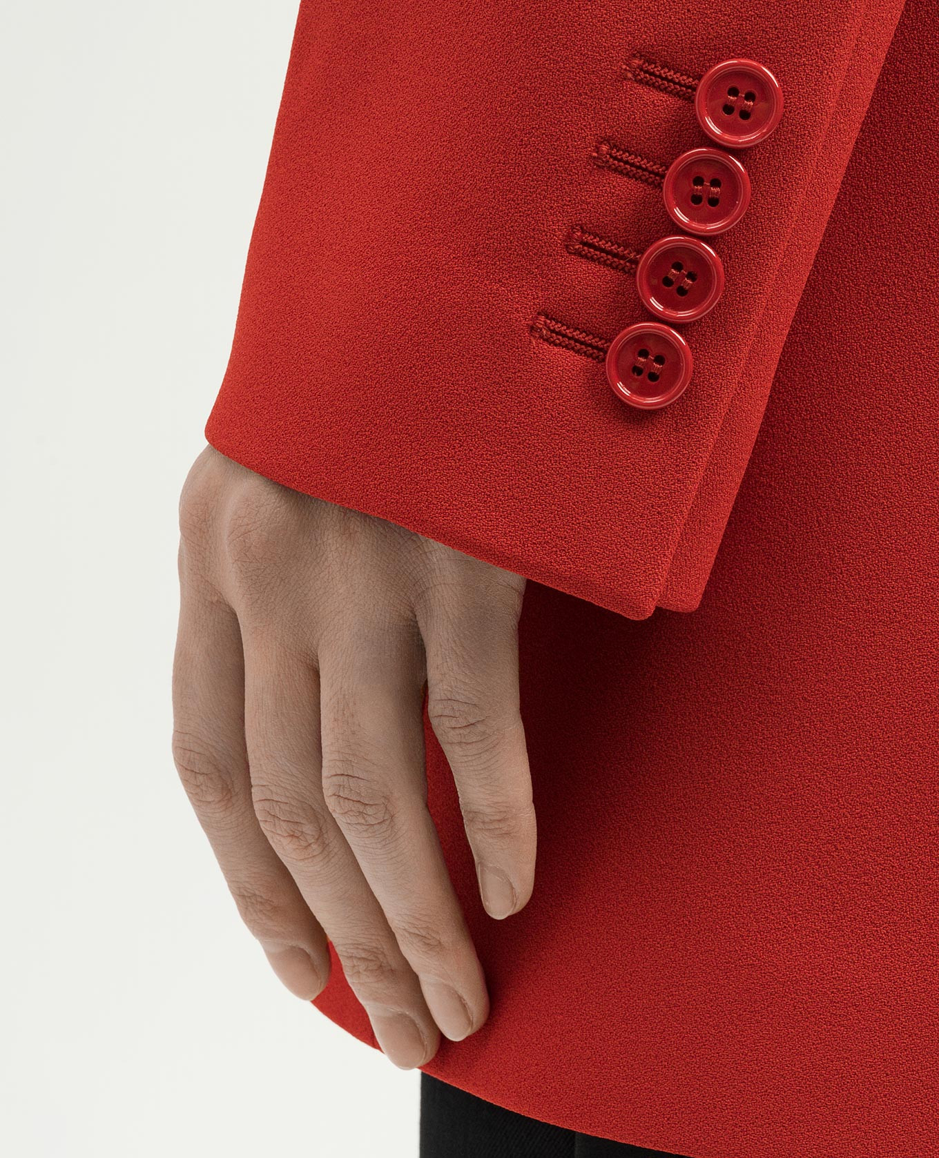 Red straight-cut jacket Michael Kors 5