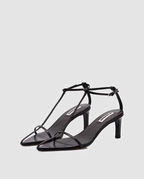 Jil Sander Black leather sandals J16WL0030P8389