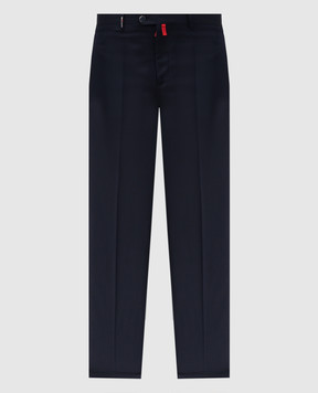 Kiton Blue wool pants UFPP79K0127H