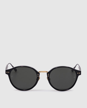 Linda Farrow Occhiali da sole neri Marco LFL1535C1