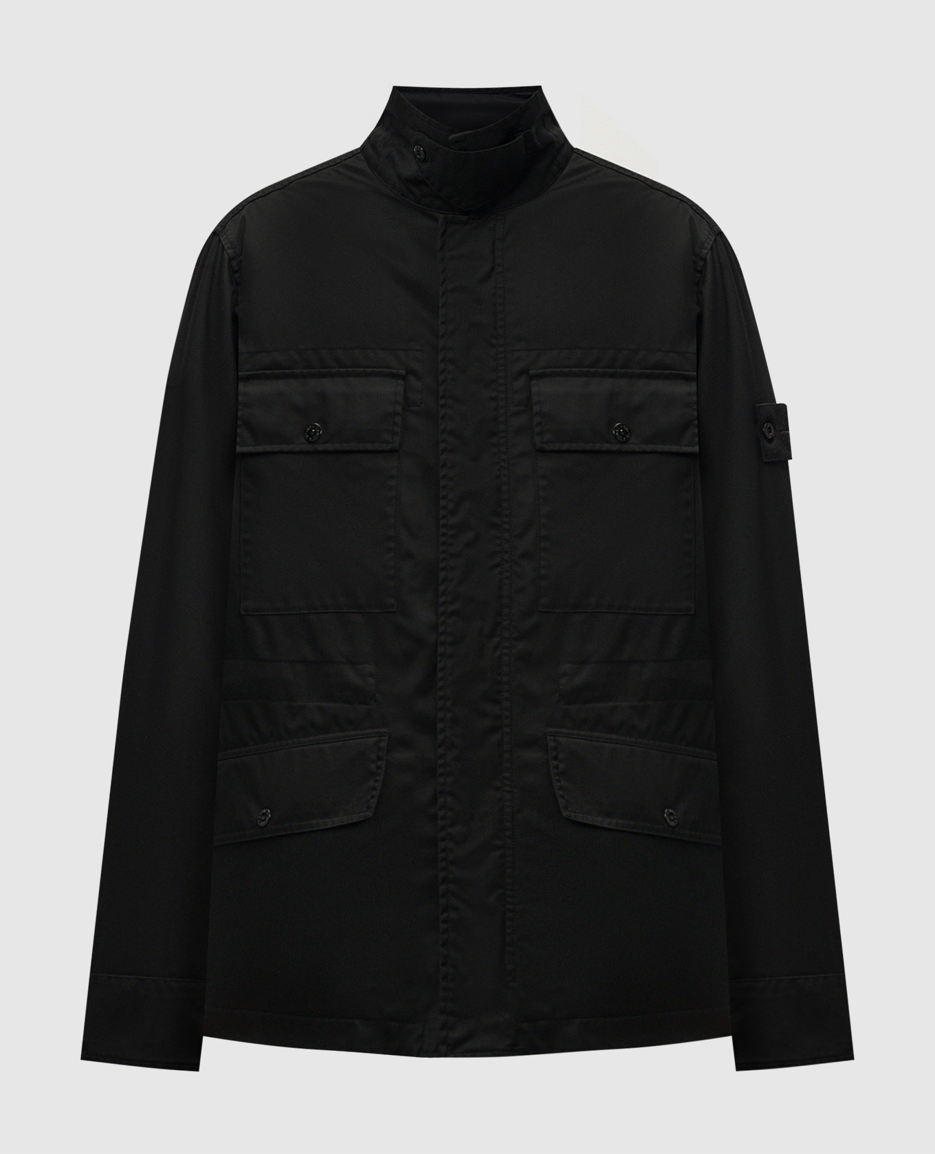 Scump/De Lux Stone Island Black jacket with removable down lining