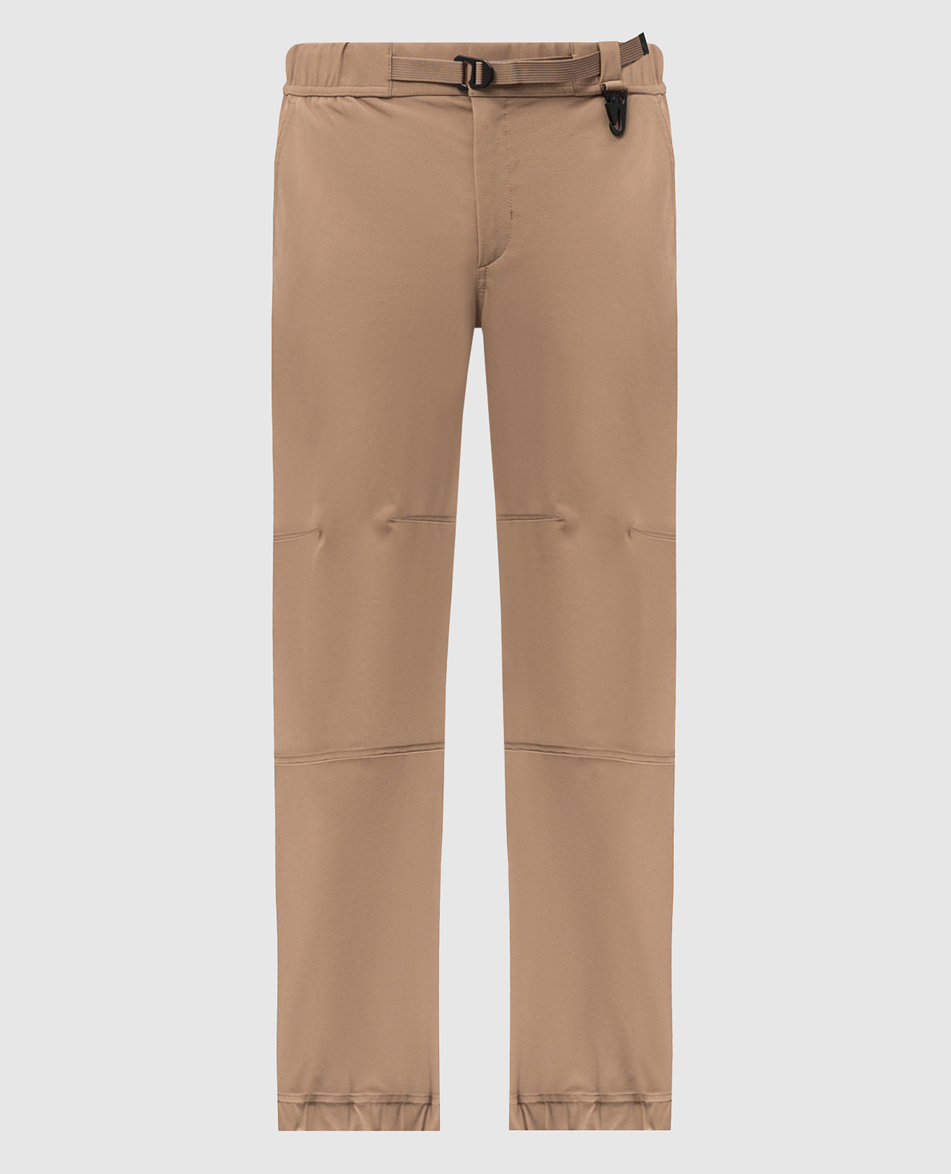 

Brown joggers with logo patch Moncler Grenoble, Коричневый