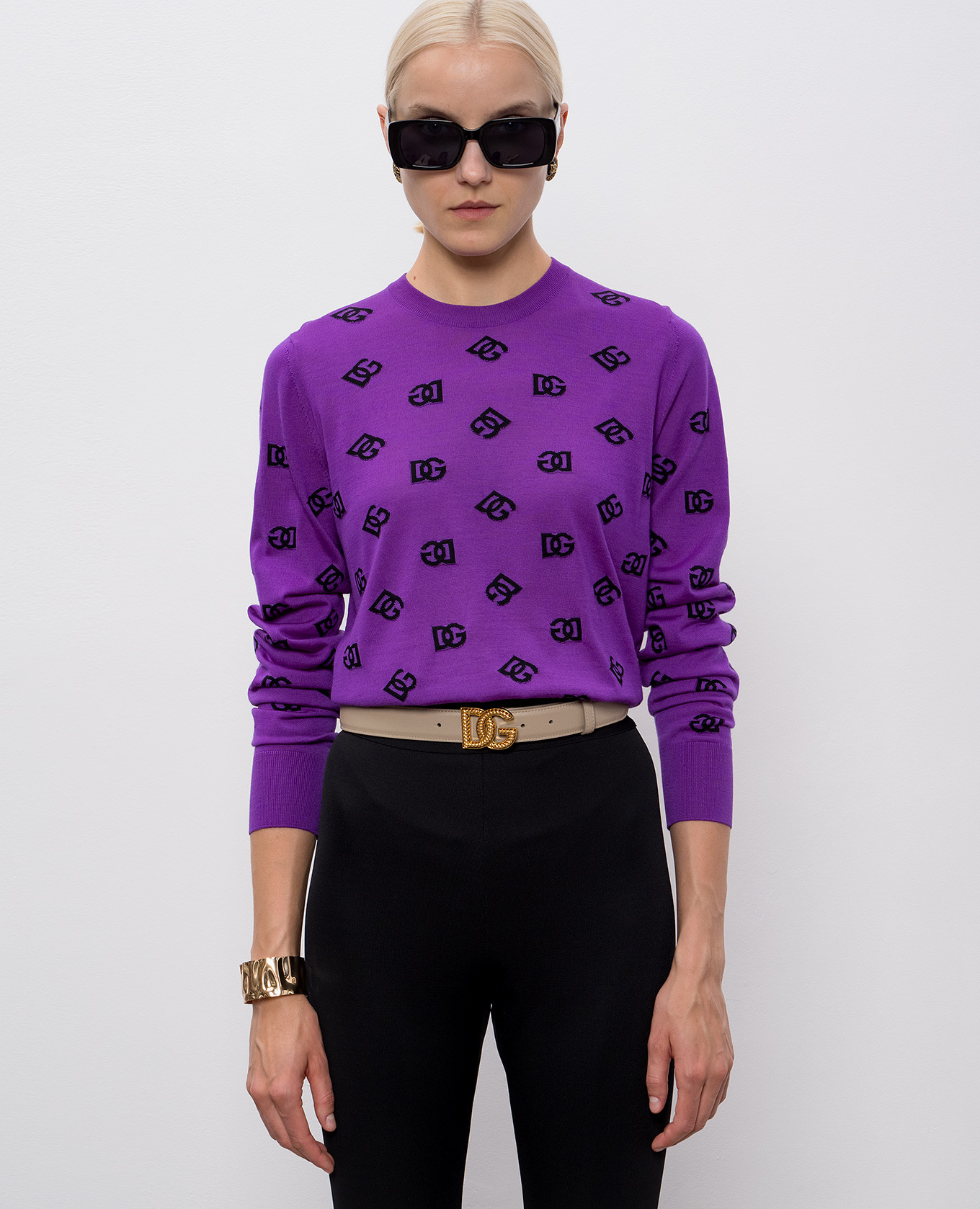 

Beige leather belt Plonge Dolce&Gabbana