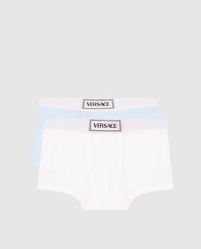 Versace Children's boxer briefs set with logo 10187861A13344
