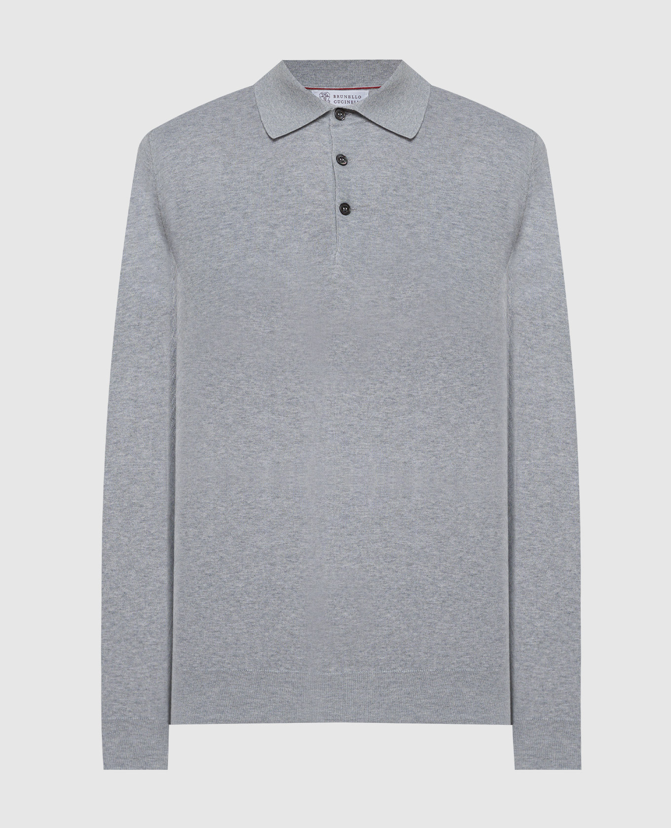 

Gray polo shirt Brunello Cucinelli, Серый