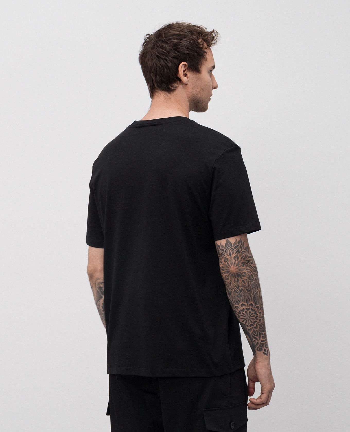 

Black t-shirt with logo print Balmain