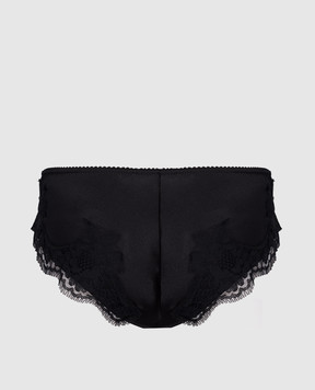 Dolce&Gabbana Black panties with silk and lace O2A02TONO13