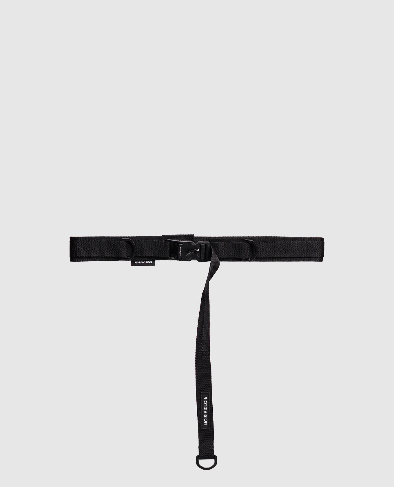 

Black belt with logo with logo Riotdivision