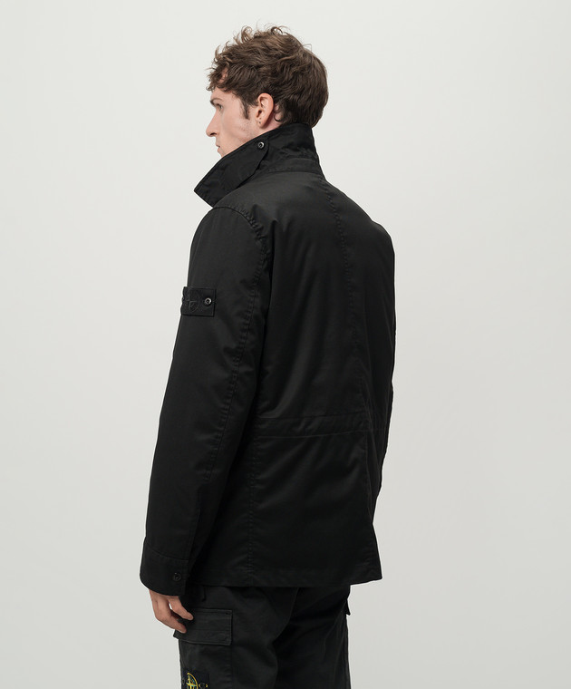 Stone Island - Black jacket with removable down lining