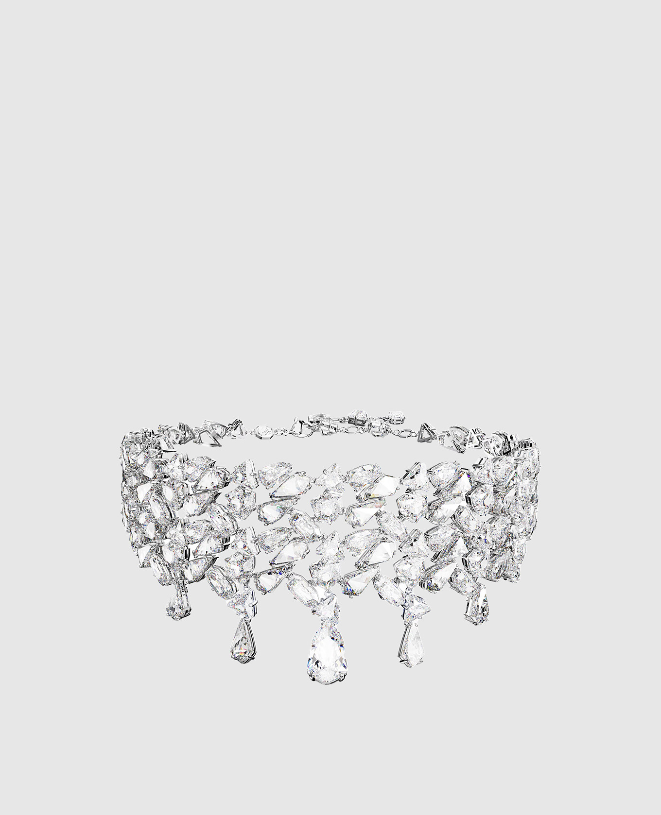 

Mesmera silver necklace Swarovski