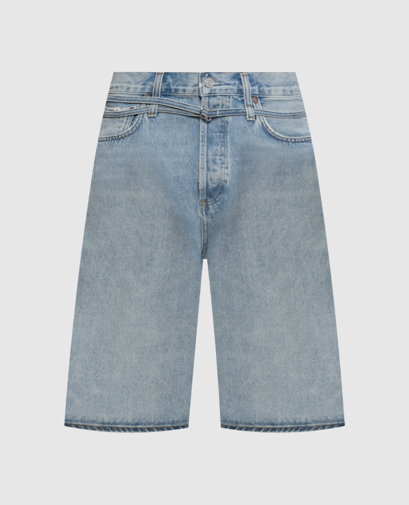 

Emmi blue denim shorts AGOLDE, Light blue