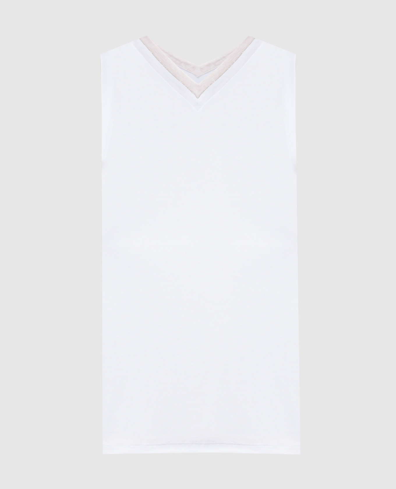 

White top with monil chain Peserico
