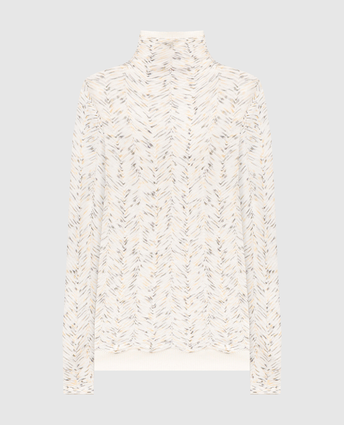 White golf with wool pattern Missoni