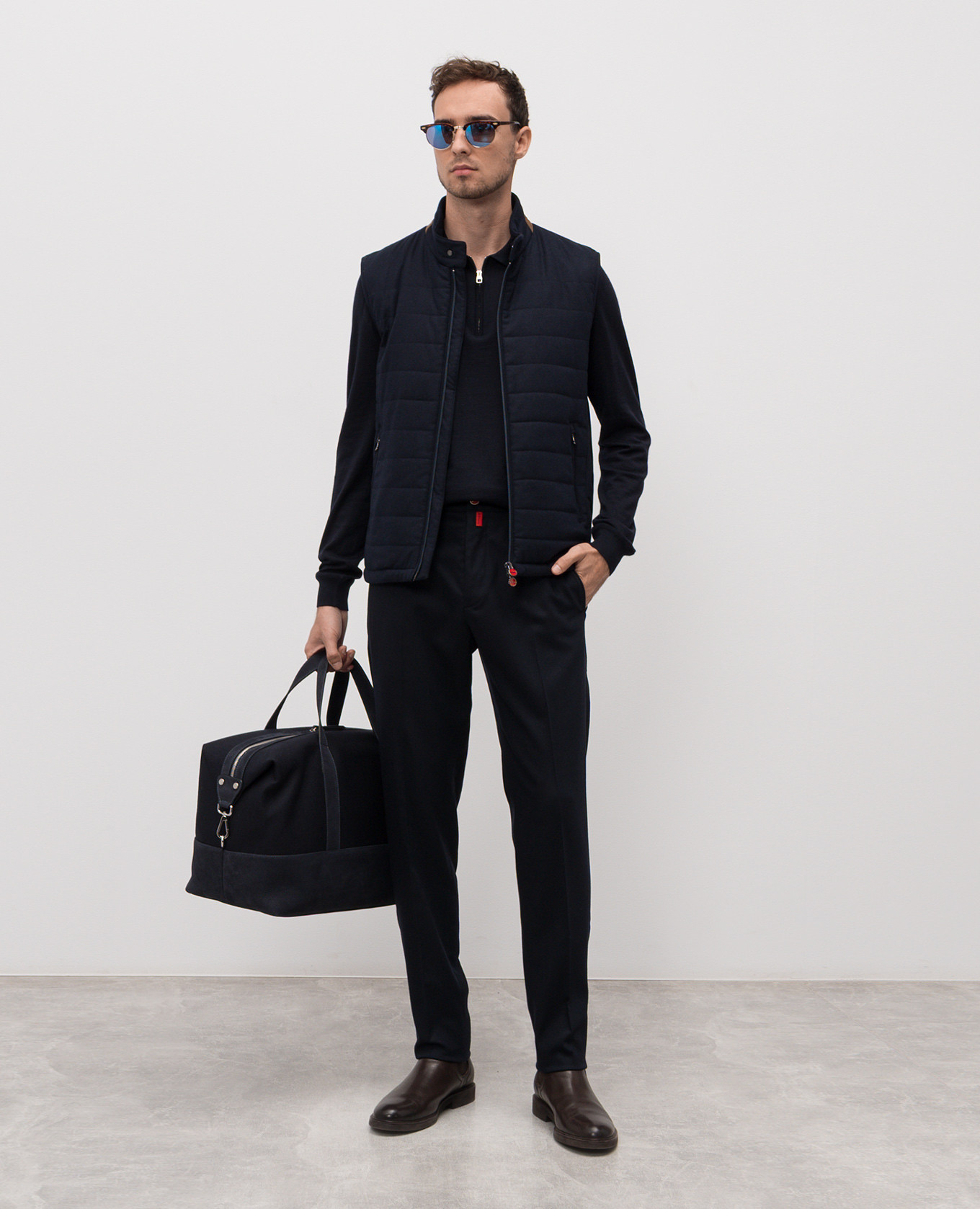 

Blue wool pants Kiton