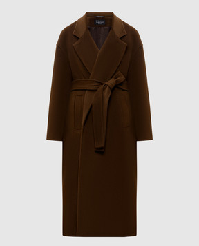 Heresis Brown wool coat with a smell G70120D150