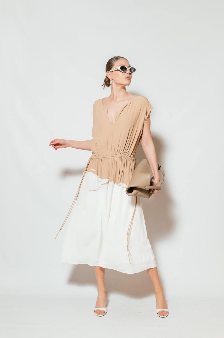 

Beige Ezra midi dress PROENZA SCHOULER
