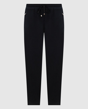 Dolce&Gabbana Blue sweatpants with logo G4ZCATG7JYX