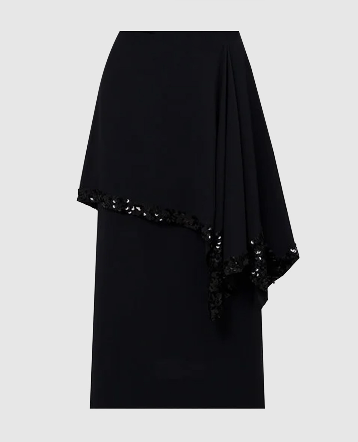 

Blue peplum skirt with sequins Marni