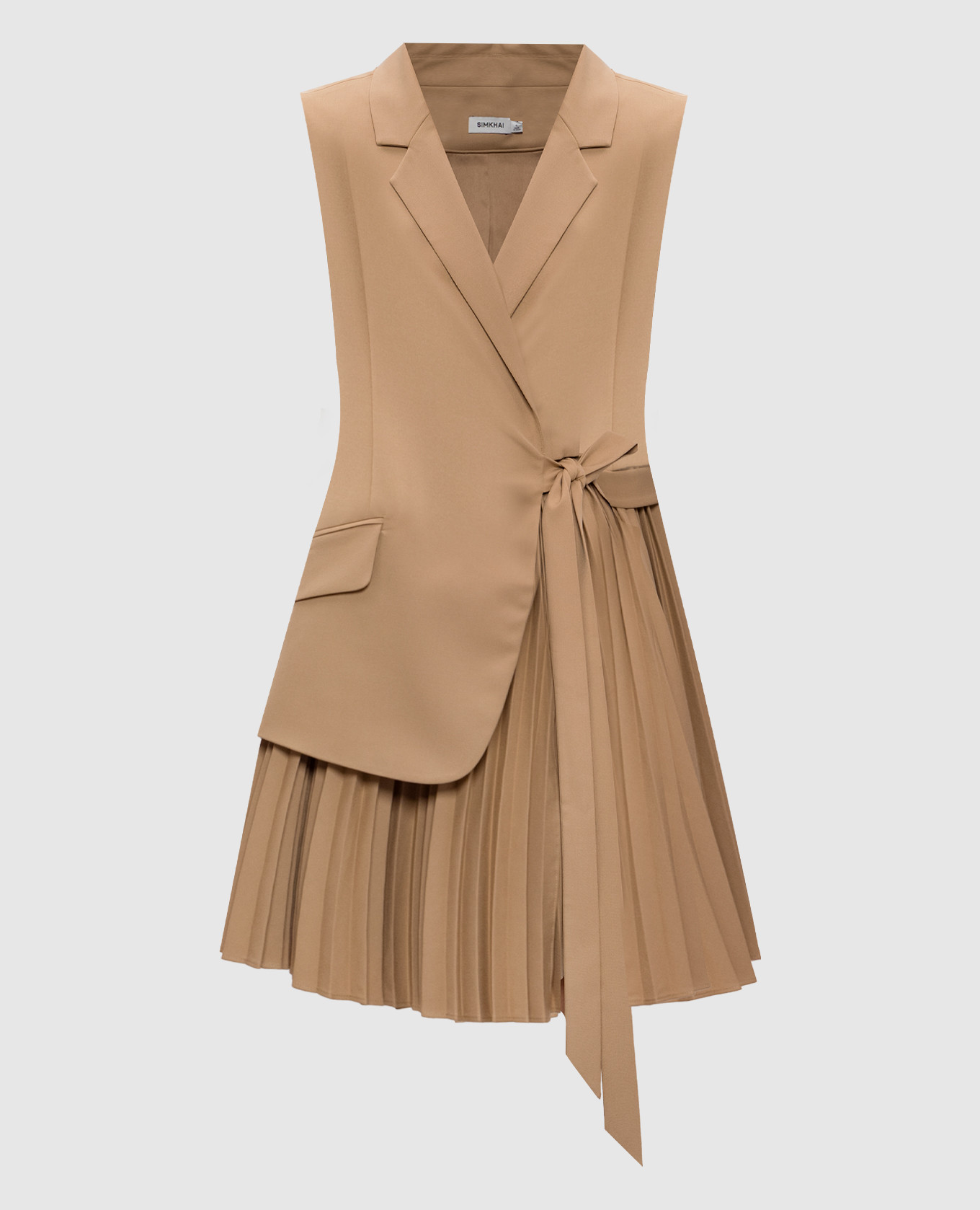 Beige dress with a smell Eman Simkhai
