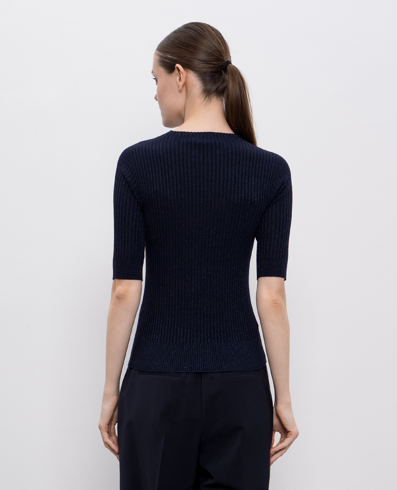 

Blue top with lurex Peserico