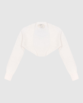 CAF Children's white woolen bolero 701FI6M5