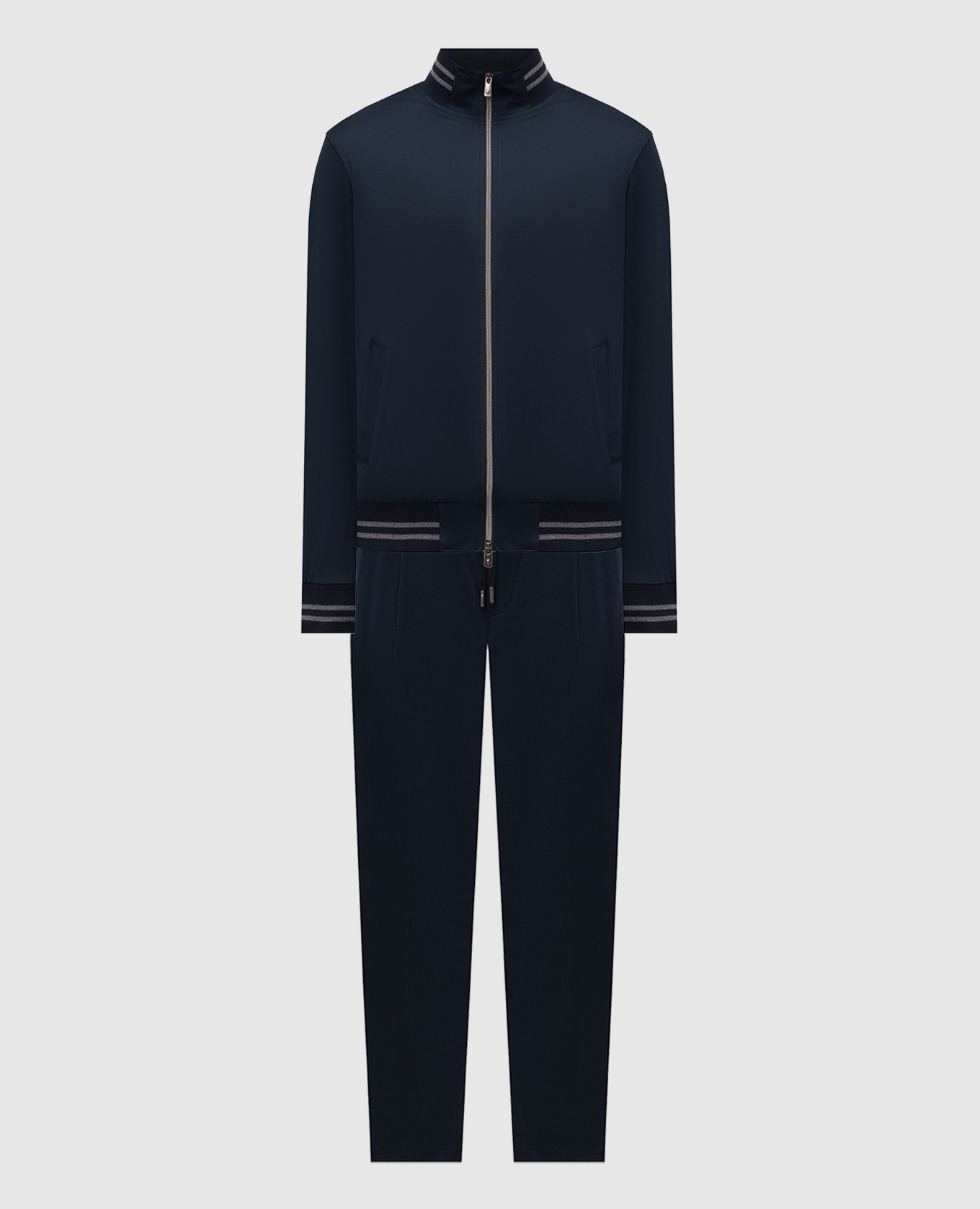 

Blue tracksuit with logo CAPOBIANCO