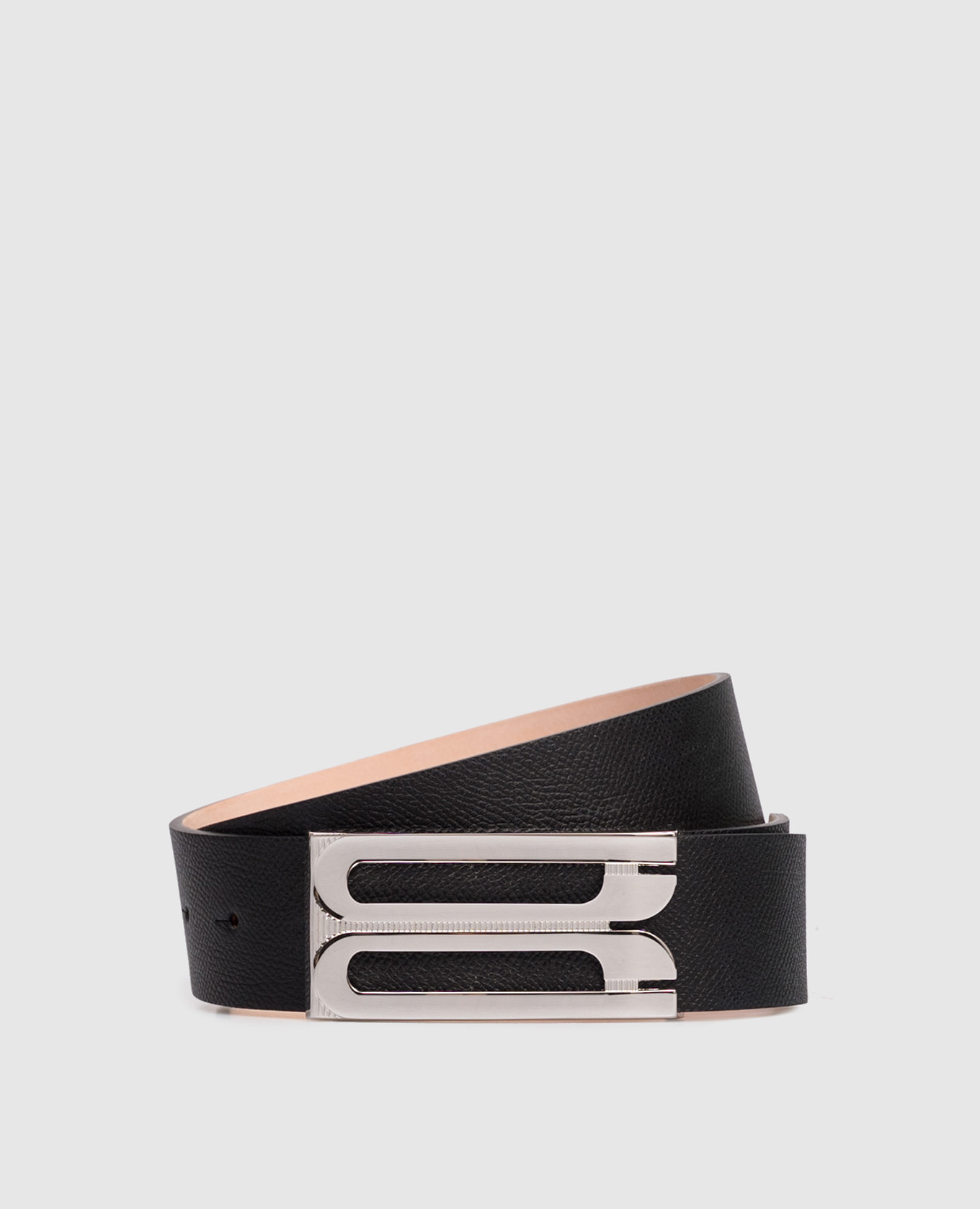 

Dorian black leather belt Victoria Beckham