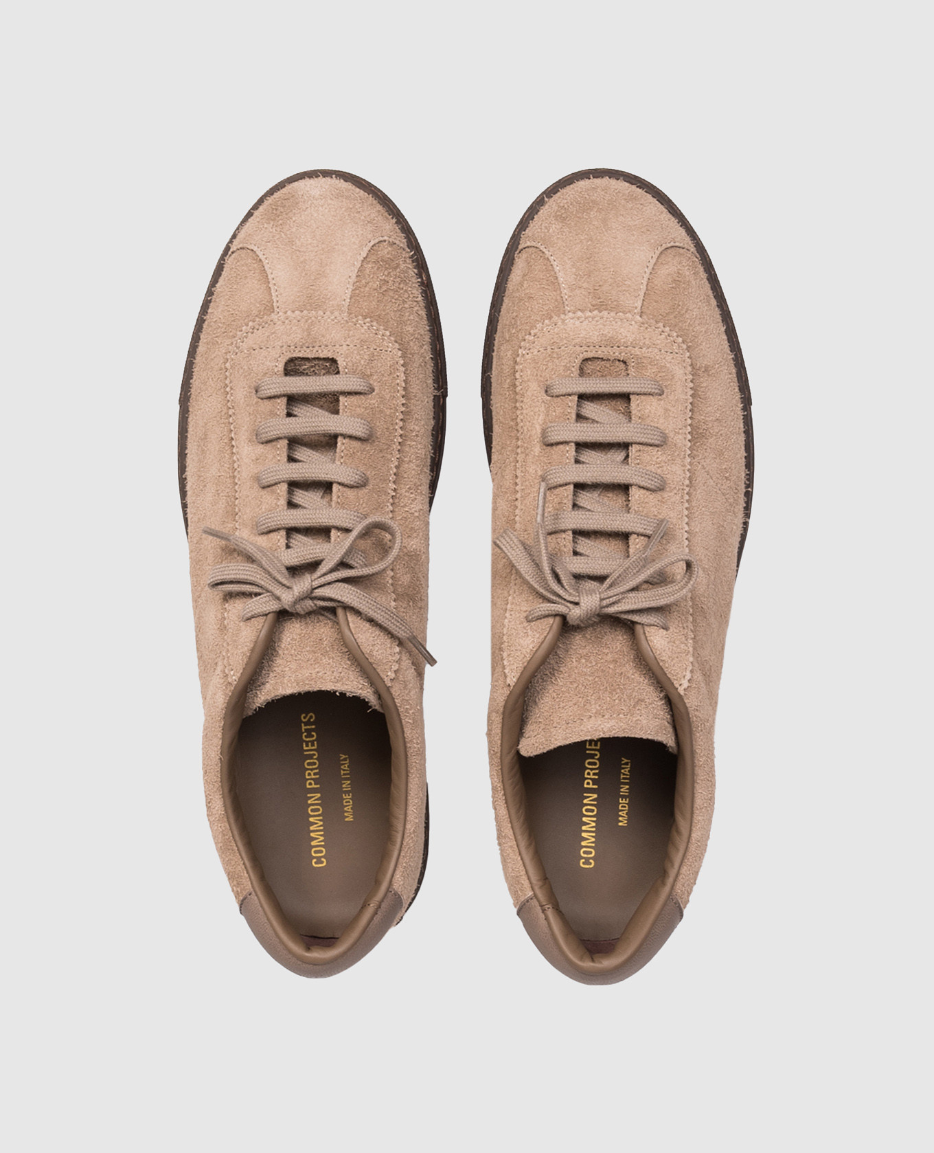 

Brown suede Field sneakers Common Project