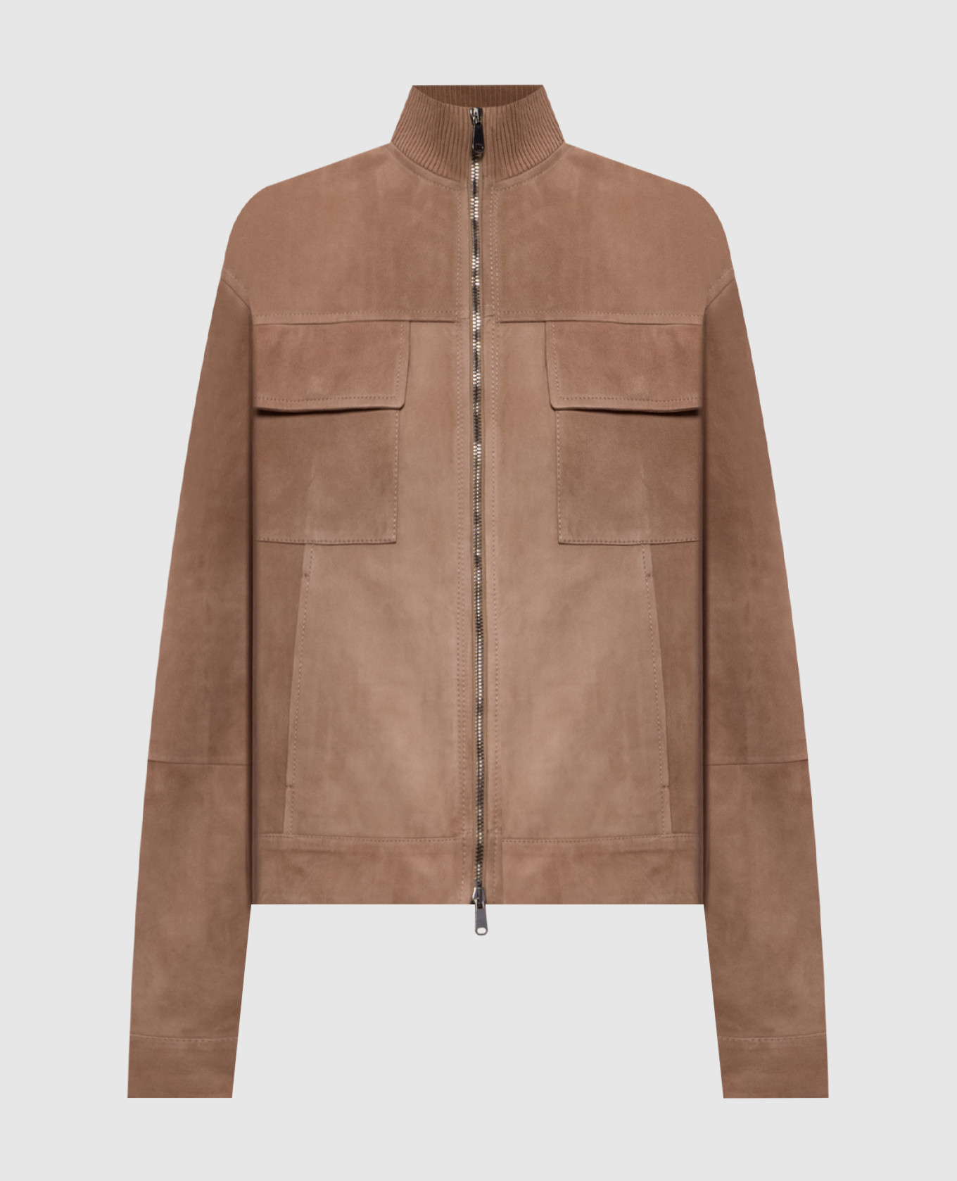 

Brown suede Couture jacket Brunello Cucinelli