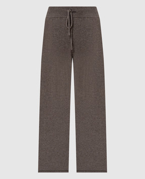 LISA YANG Brown Sofi cashmere pants 202143